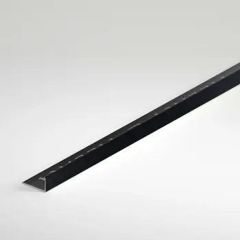 12mm Matt Black Flat Metal Trim