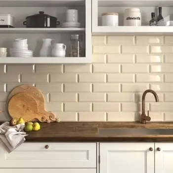 Metro Wall Gloss Cream Metro Tiles