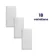 Galaxy Arctic White Stone Effect Semi Polished Porcelain Wall and Floor Tile