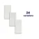 Mustang White Slate Effect Matt Porcelain Wall and Floor Tile