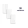 Enya White Concrete Effect Matt Porcelain Wall and Floor Tile