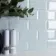 Metro Retro Bevelled Baby Blue Gloss Wall Tile
