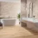 Garner Ivory Onyx Marble Effect Gloss Ceramic Wall Tile