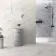 Jaya Grey Terrazzo Effect Matt Porcelain Wall and Floor Tile