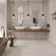 Capri Light Grey Stone Effect Matt Large Porcelain Tile