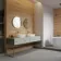 Bandwood Dark Oak Slatted Wood Effect Matt Ceramic Wall Tile