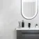 Galaxy Smoke Grey Stone Effect Semi Polished Porcelain Wall and Floor Tile
