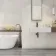 Rapolano Grey Travertine Effect Matt Ceramic Wall Tile