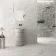 Caelum White Marble Effect Semi Polished Porcelain Wall and Floor Tile 