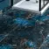 Sky Blue Marble Effect Polished Porcelain Floor Tile