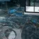 Sky Blue Marble Effect Polished Porcelain Floor Tile