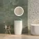Roca Topazio Green Marble Effect Polished Porcelain Wall & Floor Tile