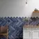 Zellige Navy Blue Gloss Porcelain Tile