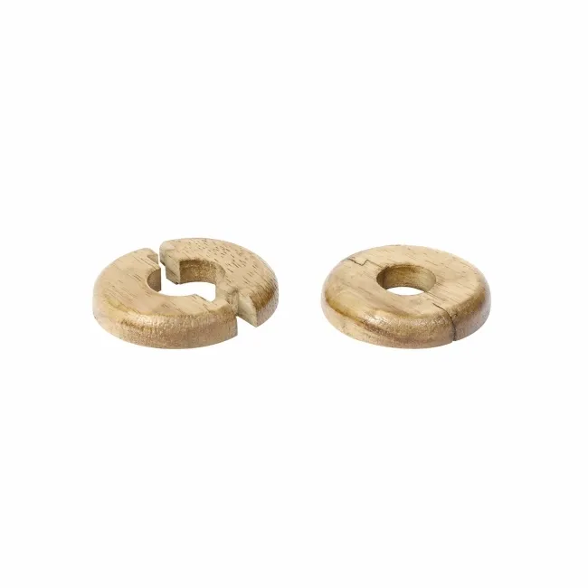Real Wood Pipe Surrounds - Light Oak - Pack Of 2