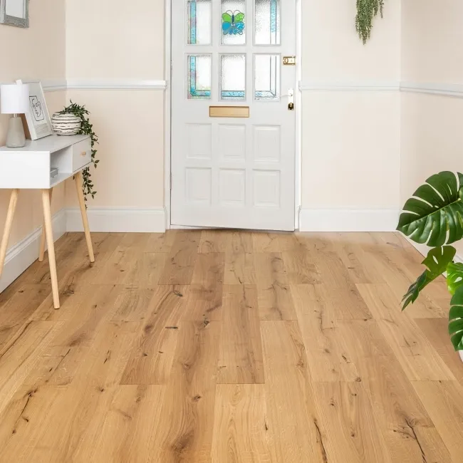 Grande Rustic Oak Engineered Flooring 14mm x 180mm Lacquered