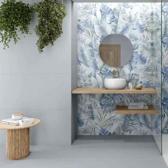 Lifefull Pearl Grey Anti Slip Porcelain Wall and Floor Tile