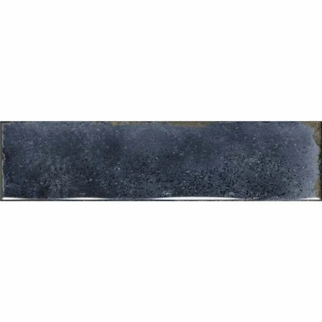Style Denim Blue Brick Effect Gloss Ceramic Wall Tile