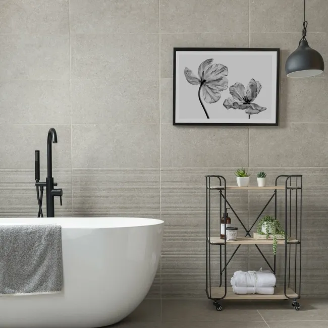 Towns Taupe Beige Matt Anti Slip Porcelain Wall and Floor Tile