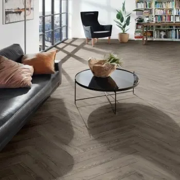 Aberdeen Ash Grey Oak Laminate 8mm Herringbone