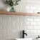 Metro Retro Bevelled Mint Green Gloss Wall Tile
