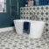 Metropolis Star Indigo Wall and Floor Tiles