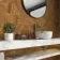 Nantes Dark 3D Wood Panel Effect Wall Tile