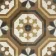 Osborne Marron Victorian Patterned Matt Ceramic Floor Tile