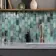 Raindrop Green Glass Mosaic 300x300