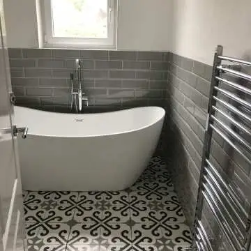 Derby Pattern Porcelain Floor Tiles