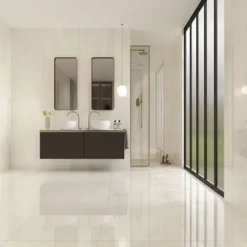 Precious Ivory Onyx Marble Effect Polished Porcelain Tile