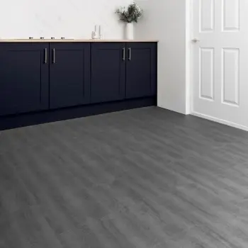 Antalya Anthracite Stone Tile Luxury Click Vinyl Flooring 5.5mm