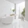 Precious White Onyx Marble Effect Polished Porcelain Tile