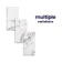 The Room White Invisible Marble Polished Porcelain Wall and Floor Tiles