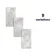 Harmony Light Grey Marble Effect Matt Porcelain Tile