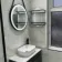 Carrara White Gloss Marble Effect Vitrified Ceramic Wall and Floor Tile