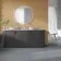 Enya Gold Concrete Effect Matt Porcelain Wall and Floor Tile