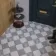 Marble Chess Effect Grey & White Matt Porcelain Tile
