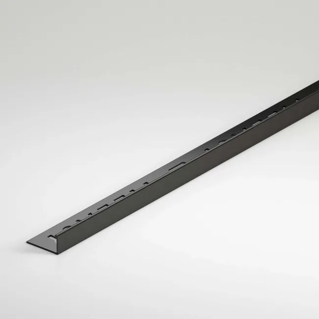 8mm Black Square Edge Plastic Trim