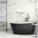 Barnaby White Marble Effect Gloss Rectified Vitrified Ceramic Floor Tile
