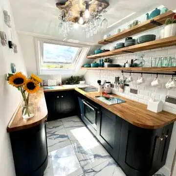 Calacatta Blue Marble Effect Polished Porcelain Floor Tile