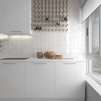 Manacor White 100x100mm Wall Tile
