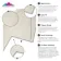 Londres Everest White Luxury Click Vinyl Flooring 4mm