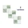 Marble Chess Effect Green & White Matt Porcelain Tile