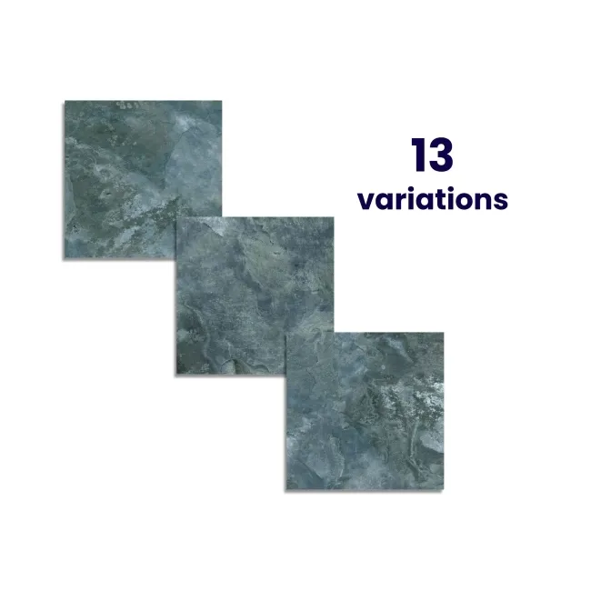 Slate Way Blue Matt Porcelain Floor Tile