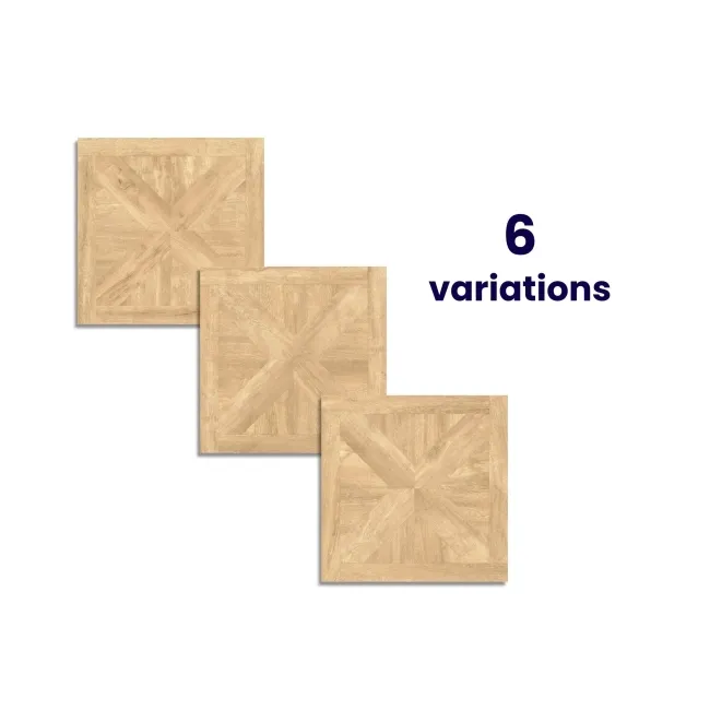 Aspen Natural Woven Wood Effect Matt Porcelain Floor Tile