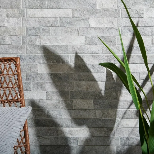 Ribera Grey Slate Effect Wall Tiles 