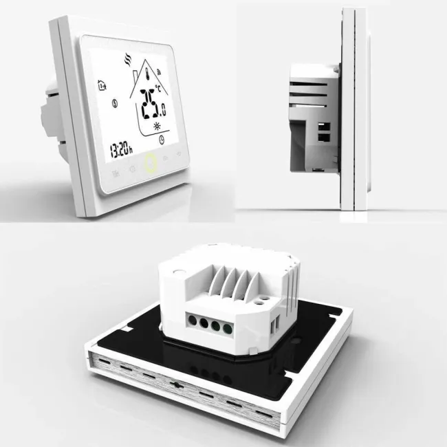 Warmtoes Programmable Digital Thermostat - White