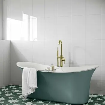 Blanco Flat White Gloss Ceramic Wall Tile