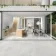 Lucca White Anti Slip Matt Stone Effect Porcelain Wall and Floor Tile