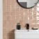 Manacor Blush Pink 100x100mm Wall Tile